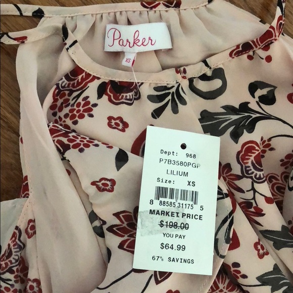 Parker Floral Print Cold Shoulder Top - Picture 3 of 3